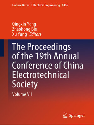 cover image of The Proceedings of the 19th Annual Conference of China Electrotechnical Society